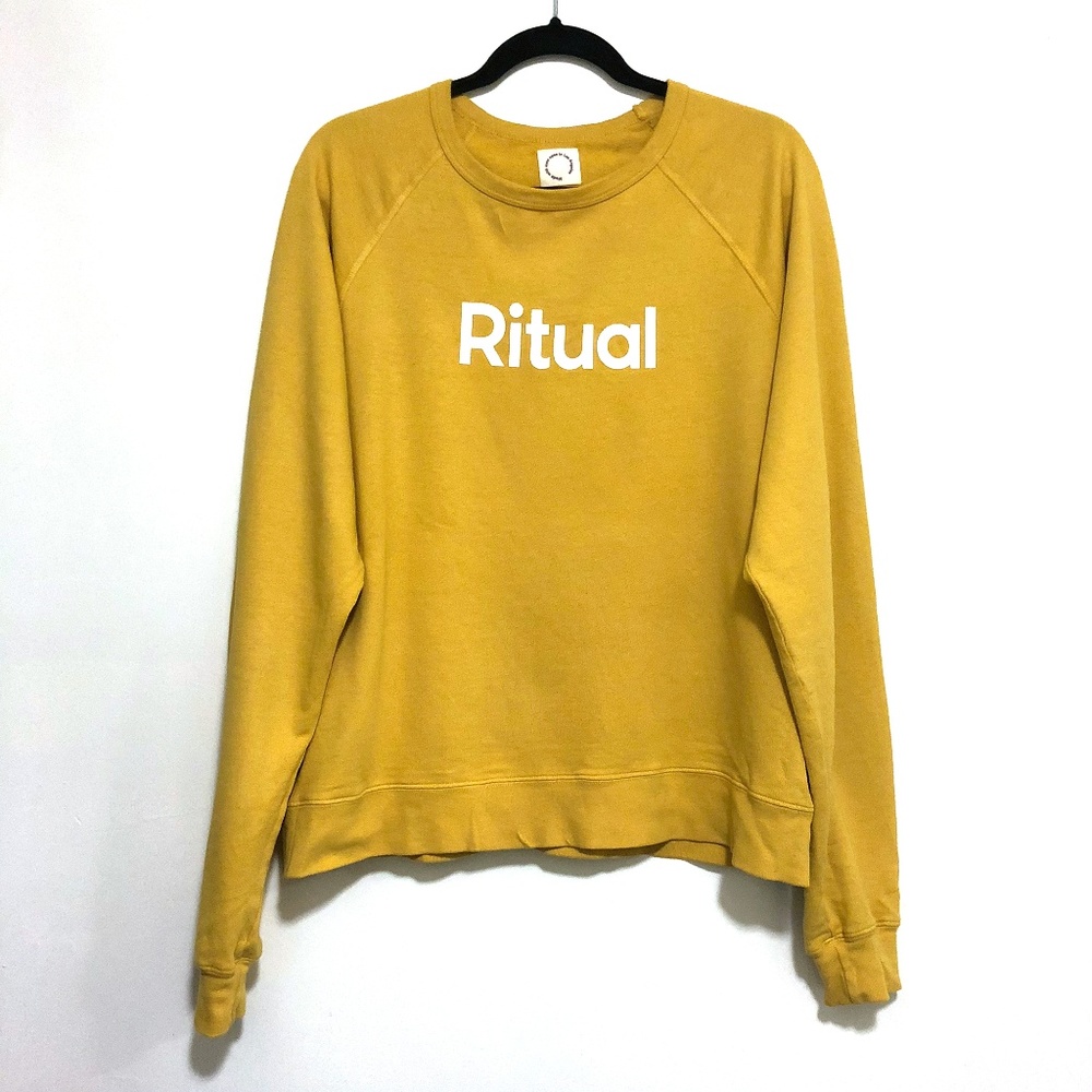 Ritual Long Sleeve Sweatshirt Yellow